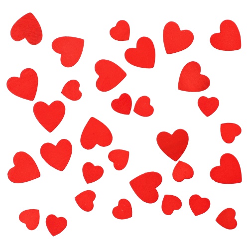 Coriandoli decorativi in legno ''Hearts'' 15 gr
