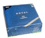 50 Tovaglioli cm 40x40, ''ROYAL Collection'' piega 1/4, decoro  ''Casali'' blu scuro
