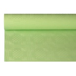Tovaglia di carta con goffratura damascata 8 m x 1,2 m verde pastello