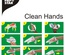 Clean Hands Base Kit con base di acciaio inox 11,5 cm x 12,7 cm x 22 cm argento