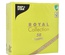 50 Tovaglioli "ROYAL Collection" piegato per 4 33 cm x 33 cm verde limone
