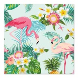 20 Tovaglioli, 3-veli piegato per 4 33 c m x 33 cm "Exotic Flamingos"