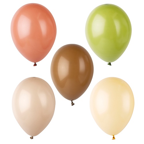10 Palloncini Ø 25 cm colori assortiti " Natural"