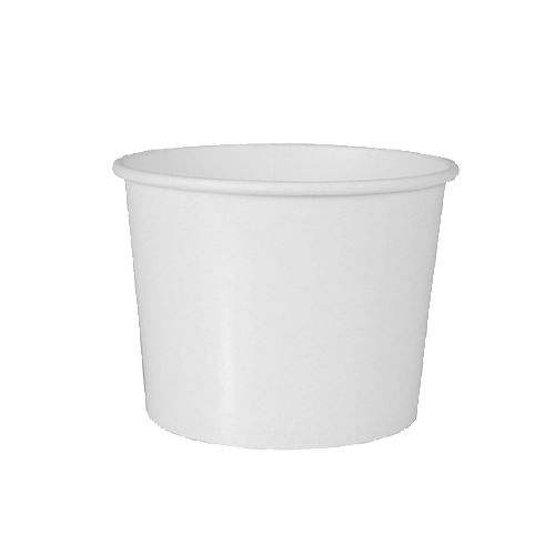 50 Bicchieri per zuppa di carta ''To Go'' rotondo 350 ml Ø 9,9 cm · 8,1 cm bianco
