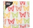 20 Tovaglioli, 3-veli piegato per 4 33 c m x 33 cm "Butterflies"