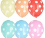 6 Palloncini Ø 29 cm decoro ''Dots'' colori assortiti