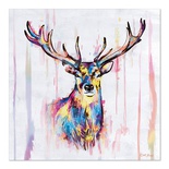 20 Tovaglioli, 3-veli piegato per 4 33 c m x 33 cm "Colourful Deer"