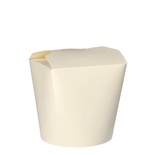 50 contenitori per pasta, carta ''PURE'' 750 ml 10 cm x 10 cm x 8,5 cm bianco