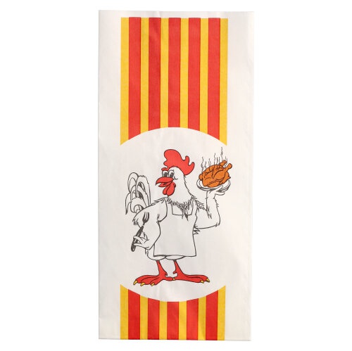 100 Sacchetti per pollo carta-PE 28 cm x 13 cm x 8 cm ''Max & Moritz'' 1/1