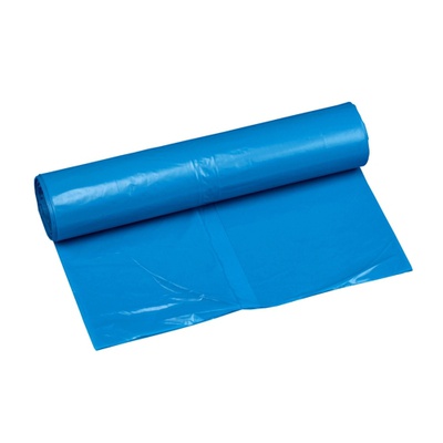 25 Sacchetti per spazzatura condominio, LDPE 120 l capacità, 110 cm x 70 cm, colore blu