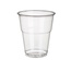 25 Bicchieri PLA ''PURE'' 0,3 l capacità, Ø 9,5 cm · 11 cm cristallo trasparente con bordo esteso