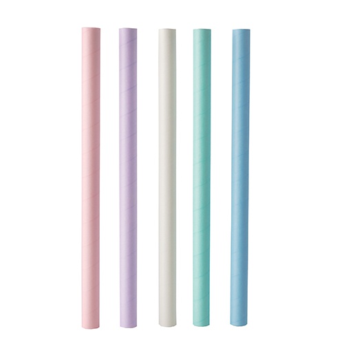 20 cm colore: bianco Cannucce di carta per frullati confezione da 100 cannucce da tè larghe 12 mm