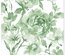 50 Tovaglioli "ROYAL Collection" piegato per 4 40 cm x 40 cm verde scuro "Rosa"