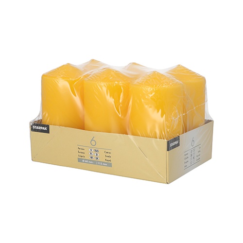 6 Ceri Ø 60 mm · 115 mm giallo oro