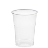 50 bicchieri ''Hurricane'', PET 0,4 l capacità, Ø 9,5 cm · 12,5 cm cristallo trasparente