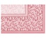 12 Tovaglie cm 100x100, effetto tessuto, cellulosa-viscosa-tissue ''ROYAL Collection Plus'' , decoro ''Damascato'' colore bordeaux