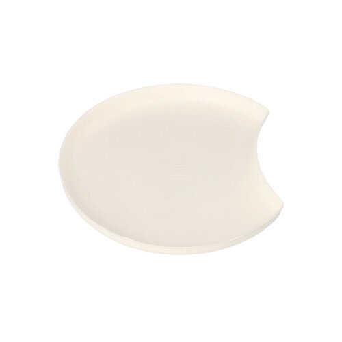 100 Piatti canna da zucchero "pure" Halb mond Ø 12 cm · 1 cm bianco "Cella"