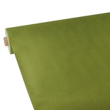 Tovaglia in rotolo 25 m x 1,18 m, tessuto non tessuto ''soft selection plus''  verde oliva