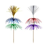 100 Stecchini per party 18 cm lunghezza colori assortiti ''Fireworks''