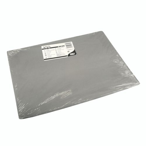 100 Tovagliette di carta 30 cm x 40 cm grigio