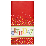 Tovaglia di carta 120 cm x 180 cm ''Happy Birthday''