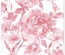 50 Tovaglioli "ROYAL Collection" piegato per 4 40 cm x 40 cm bordeaux "Rosa"