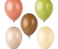 10 Palloncini Ø 25 cm colori assortiti " Natural"