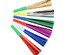 6 Trombette 18 cm colori assortiti ''Metallizzati''