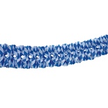 Ghirlande di carta velina non infiammabile  Ø 16 cm · 10 m ''Blu bavarese''